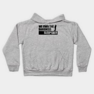 We Own The Darkness... Sleep Easy Kids Hoodie